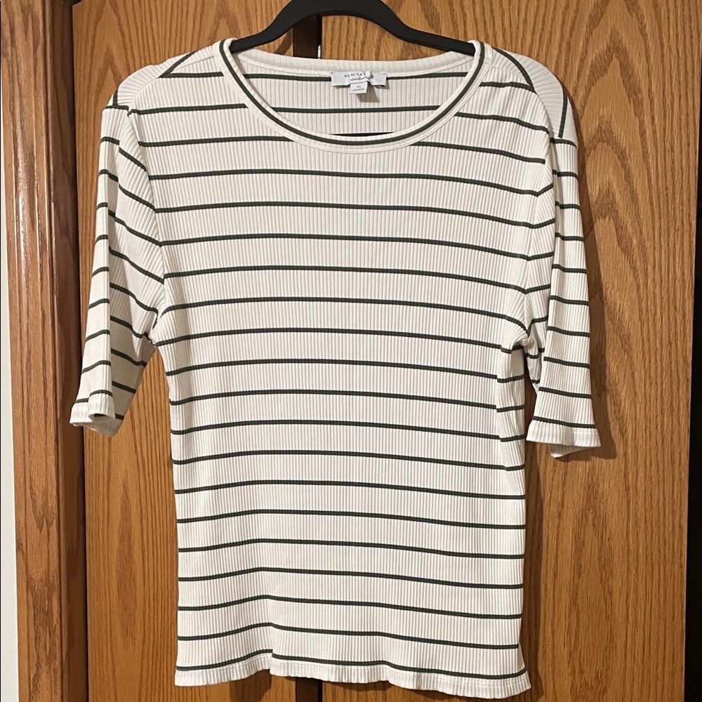 Ann Taylor Weekend Striped Top